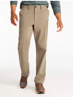 L.L. Bean Men's Straight Chinos - Khaki Tan